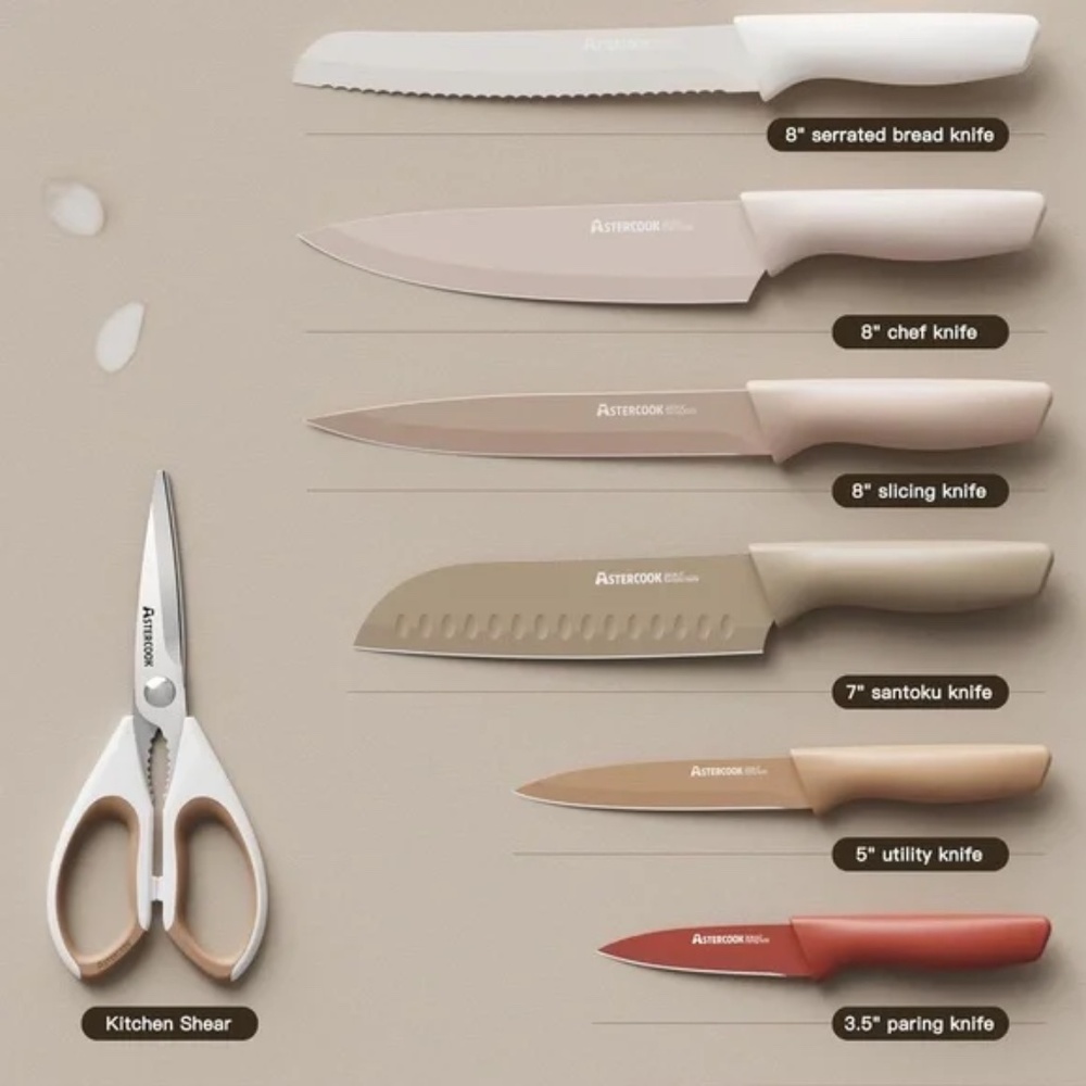 Sold NEW Boxed Kitchen Knife Set